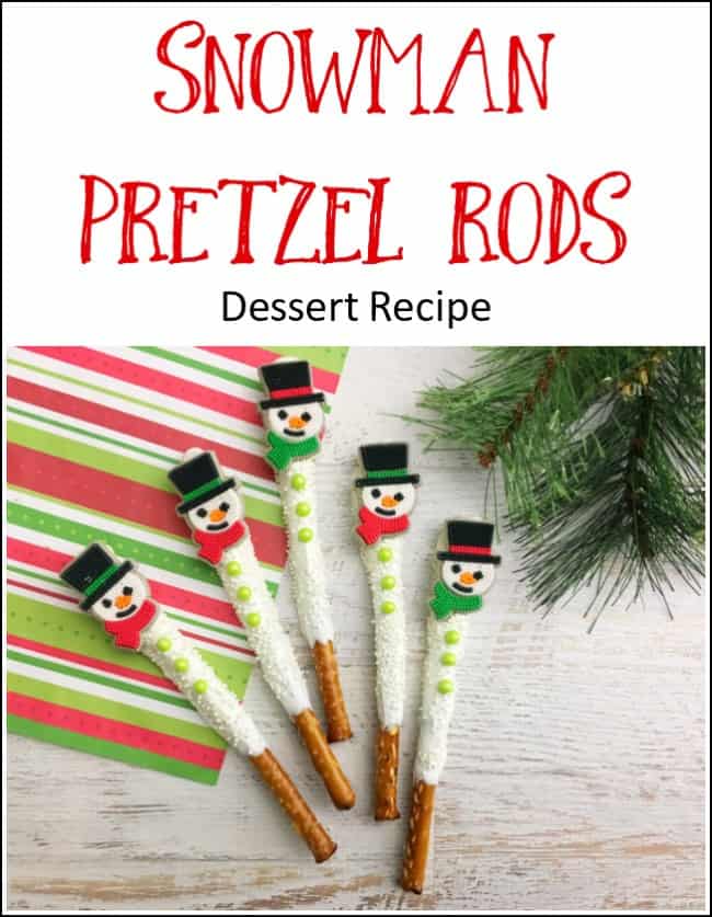 snowman pretzel recipe