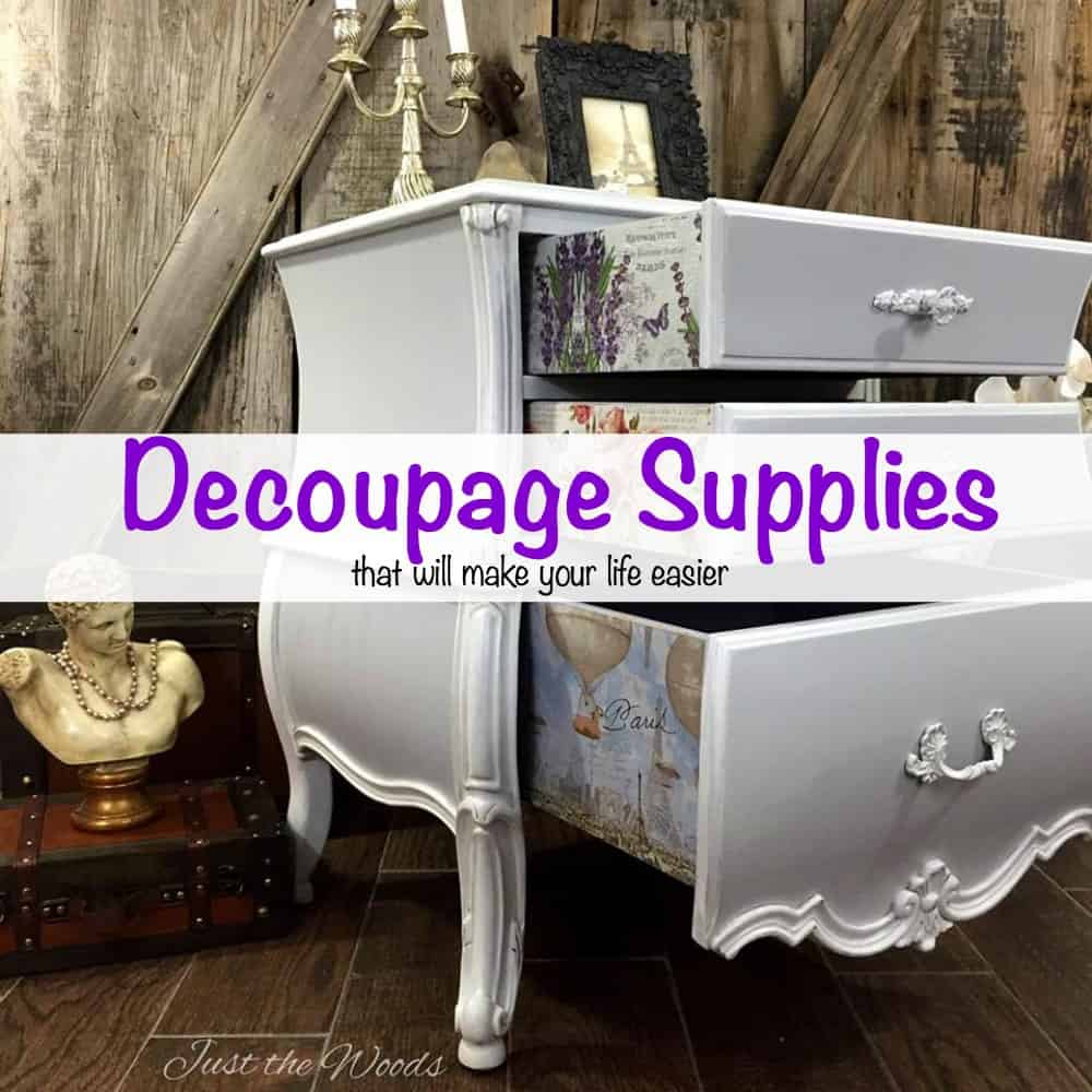 decoupage supplies