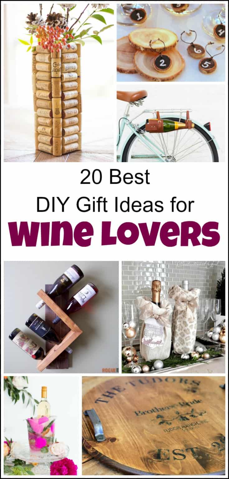 20 of the Best DIY Gift Ideas for Wine Lovers or Yourself