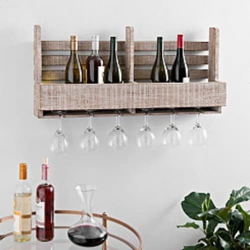 wine crate wall shelf, wooden wine shelf, wine gift, gift for wine lovers