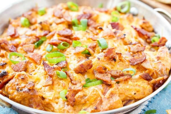 cheesy bacon dips, football dip recipes, super bowl dips