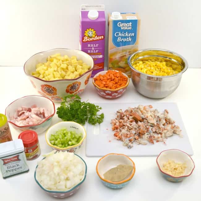 The Best Lobster Corn Potato Chowder Recipe Ever chowder recipe, how to make chowder, chowder ingredients, whats in chowder