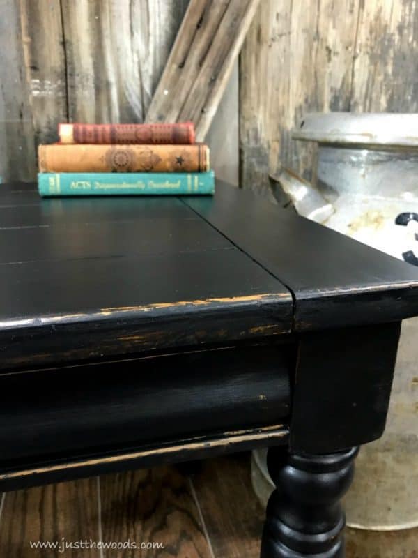 How to Get Farmhouse Style Black Distressed Furniture