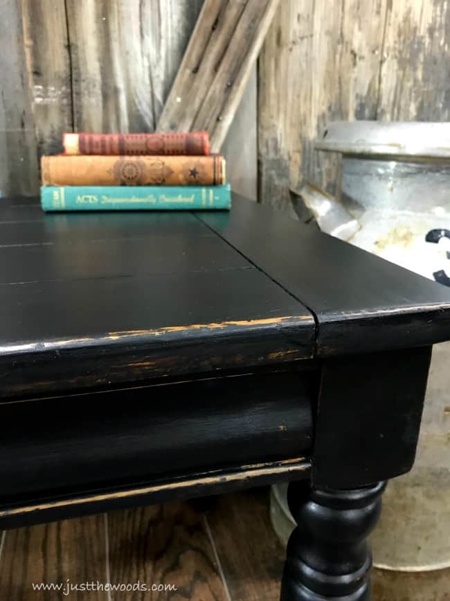 distressed black paint, distressed black painted furniture, black painted furniture, farmhouse table