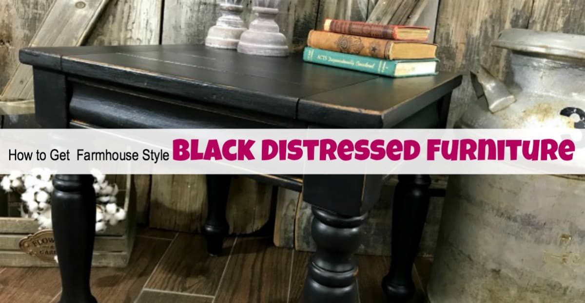 Black Distressed Furniture