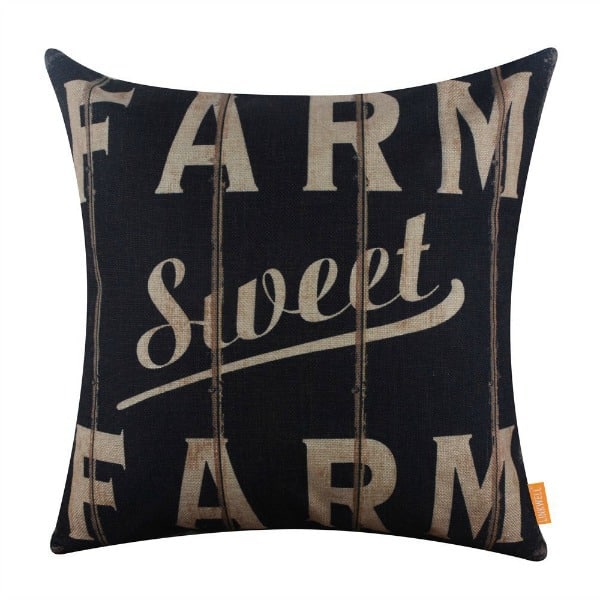 farmhouse pillow, farm pillow, burlap farmhouse pillow, farmhouse decor stores