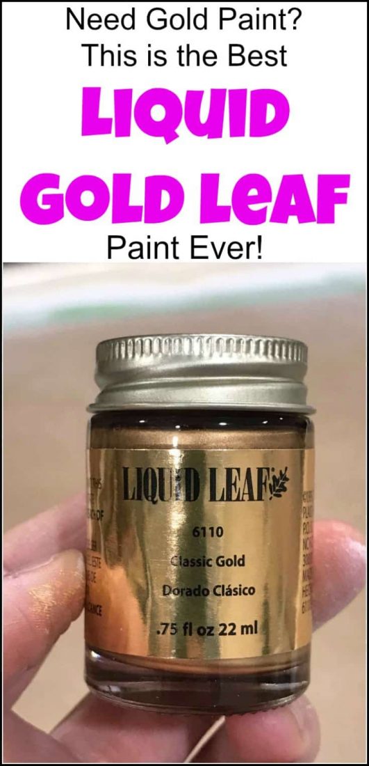 Need Gold Paint? This is the Best Liquid Gold Leaf Ever