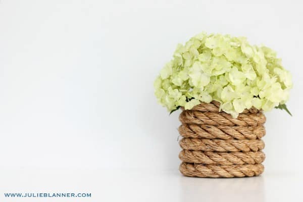 diy vases, rope vase, how to decorate a vase, creative diy vase ideas
