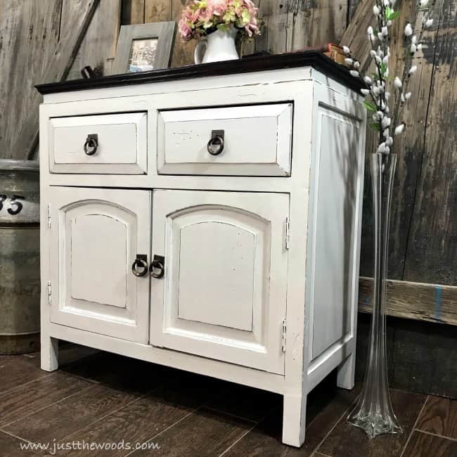 Painting Furniture White Distressed, How To Paint Wood Furniture White Distressed