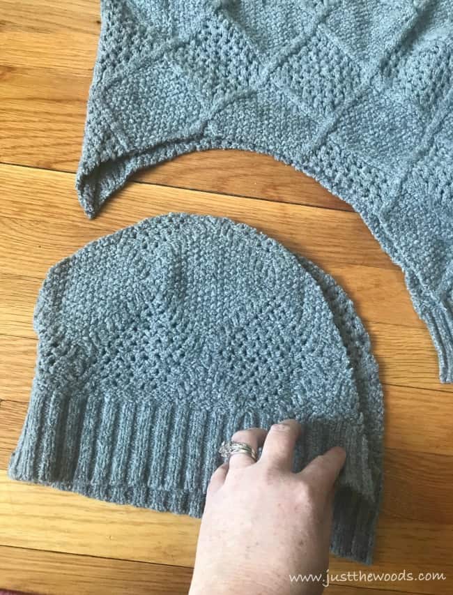 upcycled sweater crafts, things to make out of old sweaters, upcycled sweater projects