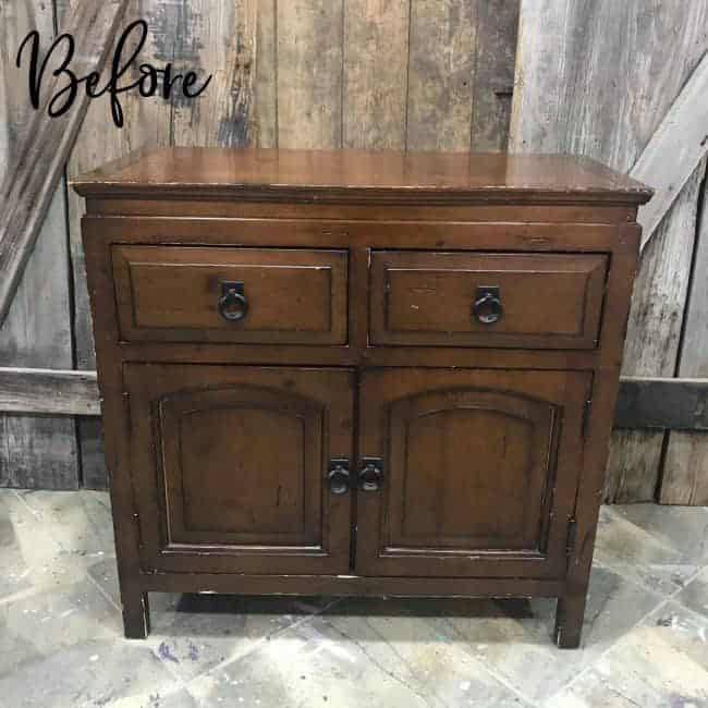 brown wood cabinet