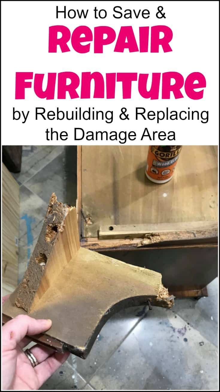 Not all furniture is created equal. Some parts don't last, but you can save and repair furniture by rebuilding the damaged area. Remove the damaged legs, create a wood template and rebuild the furniture legs to save your old furniture. Repairing furniture, furniture fix, how to repair wood furniture, furniture repair, repairing wood furniture, wood furniture repair, replace the base of a cedar chest, cedar chest replacement feet, broken base repair, damaged base, repair cedar chest base, replace cedar chest base. 