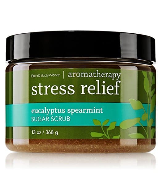 eucalyptus spearmint sugar scrub, stress relief sugar scrub