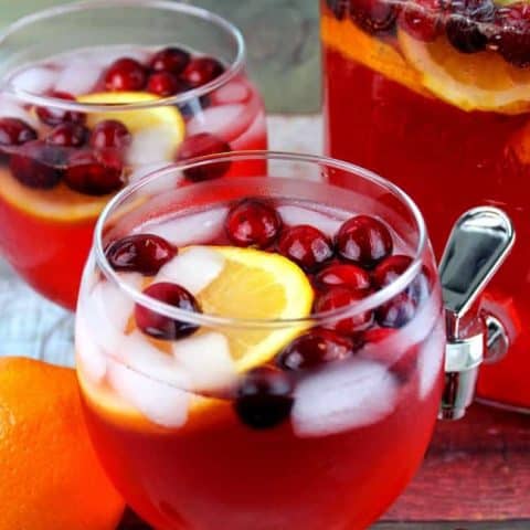 Orange Cranberry Spiked Punch Recipe