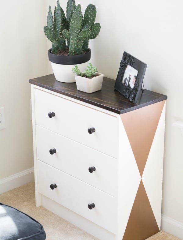 ikea dresser hack, ikea rast hack, rast hack, ikea rast dresser makeover