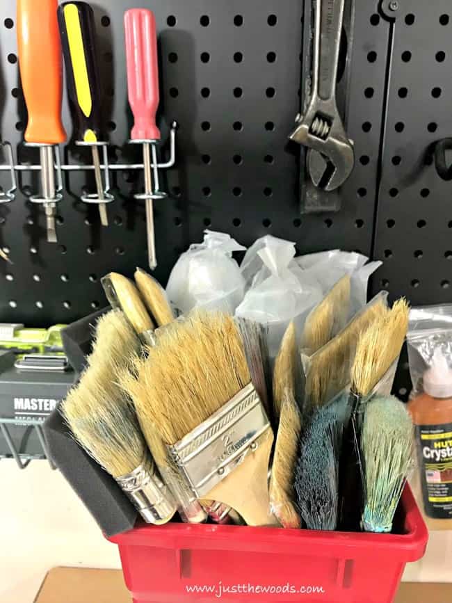chip brushes, pegboard tool organization ideas, pegboard tool organizer, organizing tools, pegboard wall, Tool pegboard, pegboard tool holder, pegboard tool storage, tool pegboard ideas, pegboard storage, tool hanging board, pegboards, peg board organizer