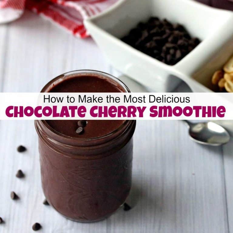 How to Make the Most Delicious Chocolate Cherry Smoothie