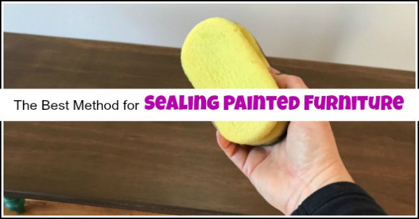 sealing painted furniture, how to seal painted furniture, video tutorial