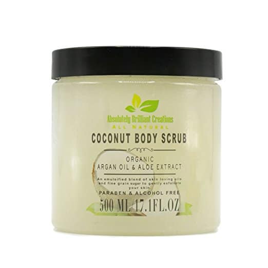 coconut oil body scrub, coconut oil sugar scrub