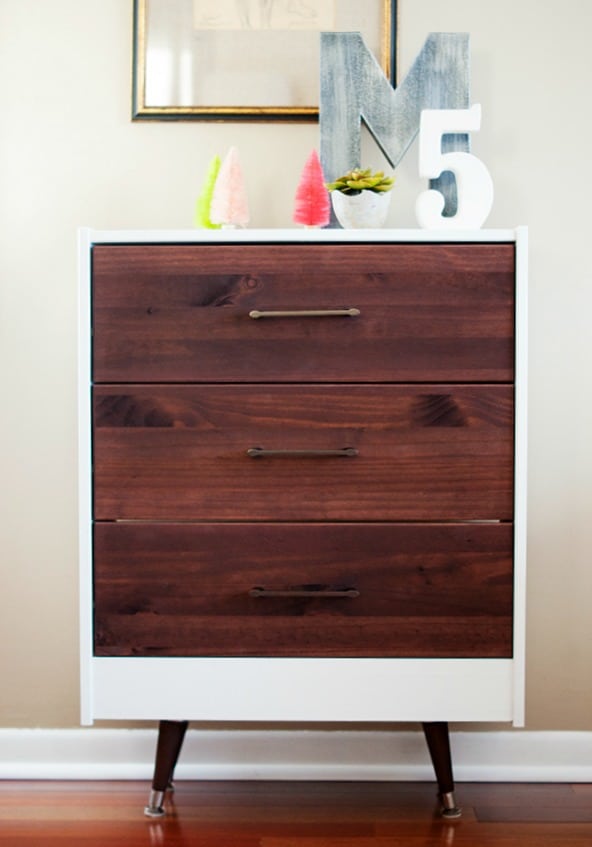 An Ikea dresser hack can transform a piece of basic flat furniture into so much more. Ikea hack ideas, Ikea dresser makeovers, furniture hacks, dresser makeovers, Ikea Malm dresser hack, Ikea hacks dresser, Ikea hemnes dresser hack, Ikea hack dresser, Ikea dresser hacks, Ikea rast dresser hack, Ikea rast hack, Ikea pine dresser, DIY dresser ideas, dresser ideas, painted furniture makeovers, furniture before and after