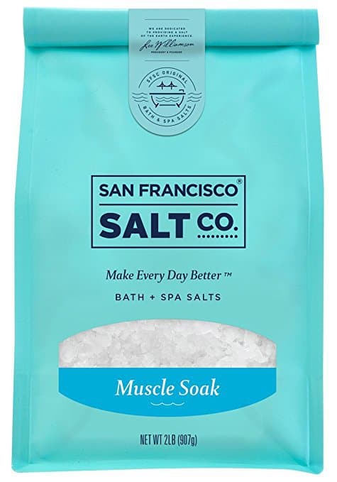 homemade bath soak, epsom salt for sore muscles, essential oil for sore muscles