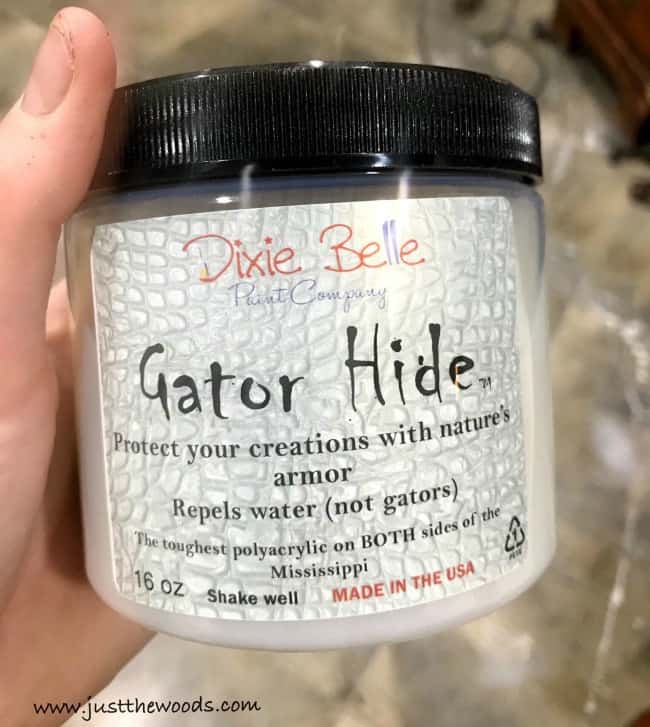 gator hide, water repellant sealer, waterproof furniture sealer, dixie belle sealer