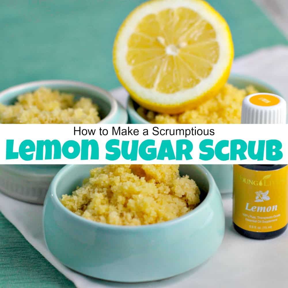 DIY Lemon Sugar Scrub + Free Printable Labels! - The Turquoise Home