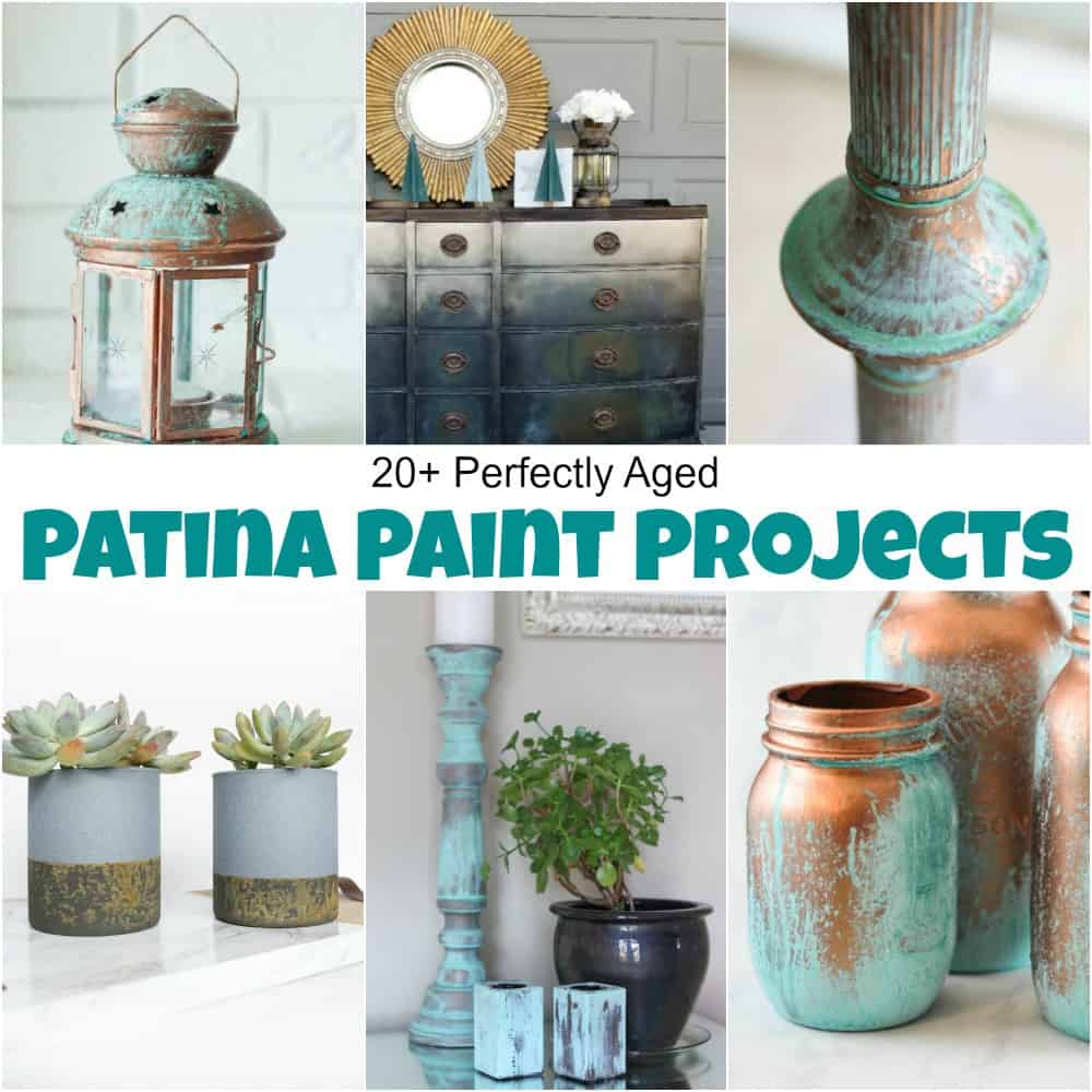 patina paint projects, patina paint, how to paint with patina