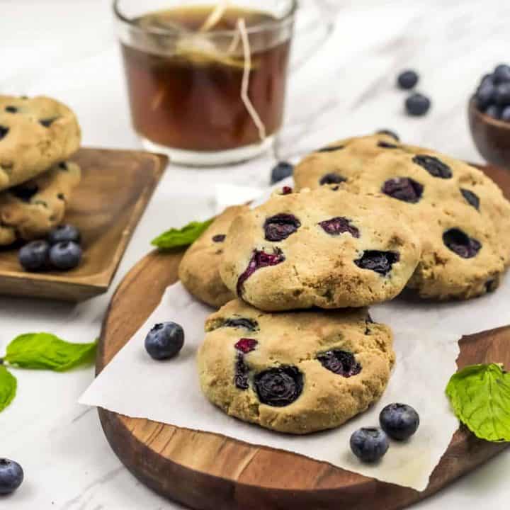 Paleo Lemon Blueberry Scones Recipe