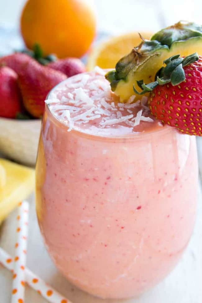 easy healthy smoothie recipes, tropical smoothie, healthy smoothie ideas, good healthy smoothies