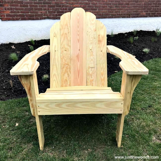 diy chair, build a chair, how to build adirondack chair, diy wood chair