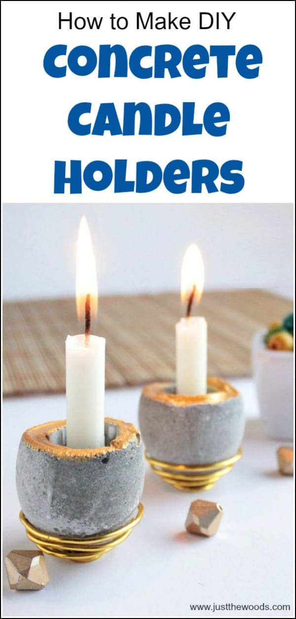 See how easy it is to make concrete candle holders. DIY concrete projects are fun with simple cement molds using eggshells. Learn how to make a candle holder the easy way with DIY cement. #diyconcrete #concretecandleholders #concreteprojects #cementprojects #cementmolds #DIYconcreteprojects #DIYcementprojects #cementmolds #candleholder