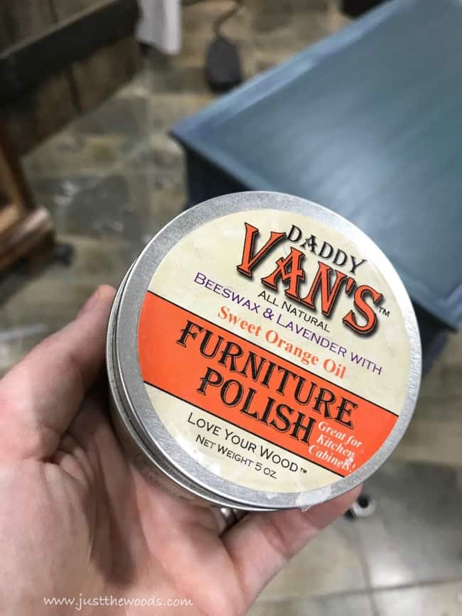 daddy vans, furniture polish, beeswax, painting furniture tips