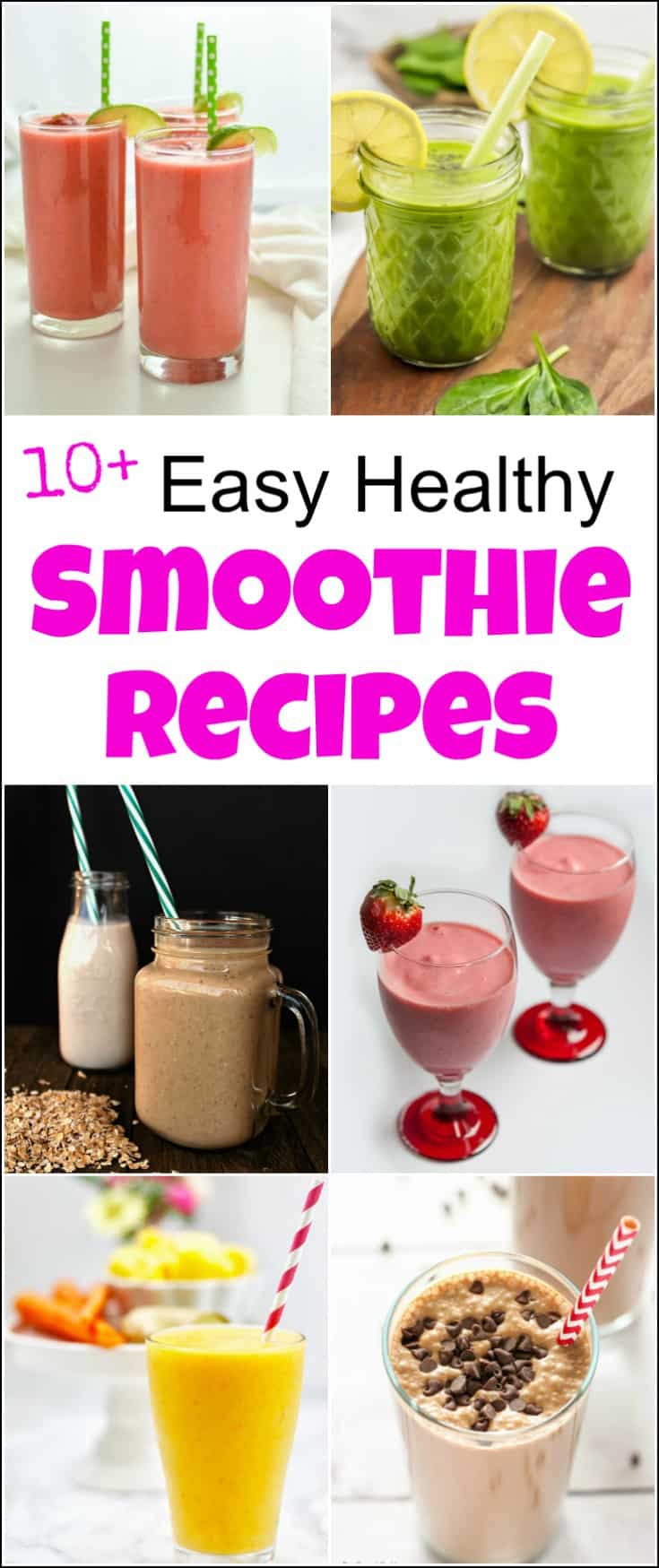 Great variety of easy healthy smoothie recipes, including fruit smoothies and many simple healthy smoothie recipes that your whole family will love. Get ready to see how to make healthy smoothies with these delicious healthy smoothies. These nutritious smoothies are packed with fruit, protein and are healthy for all. #healthysmoothies #easysmoothierecipes #healthysmoothierecipes #easyhealthysmoothierecipes #smoothie #smoothierecipes