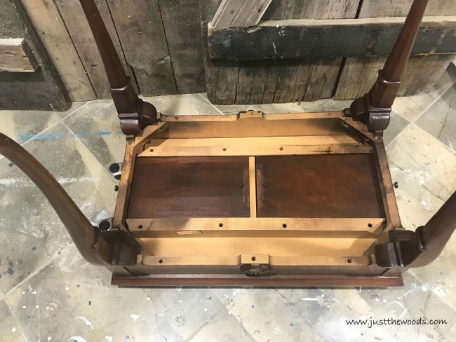 wooden tea table, vintage tea table, wood table