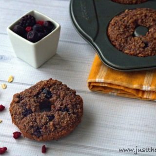 Healthy Donut Recipe with Berries