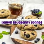 How to Make Delicious Paleo Lemon Blueberry Scones
