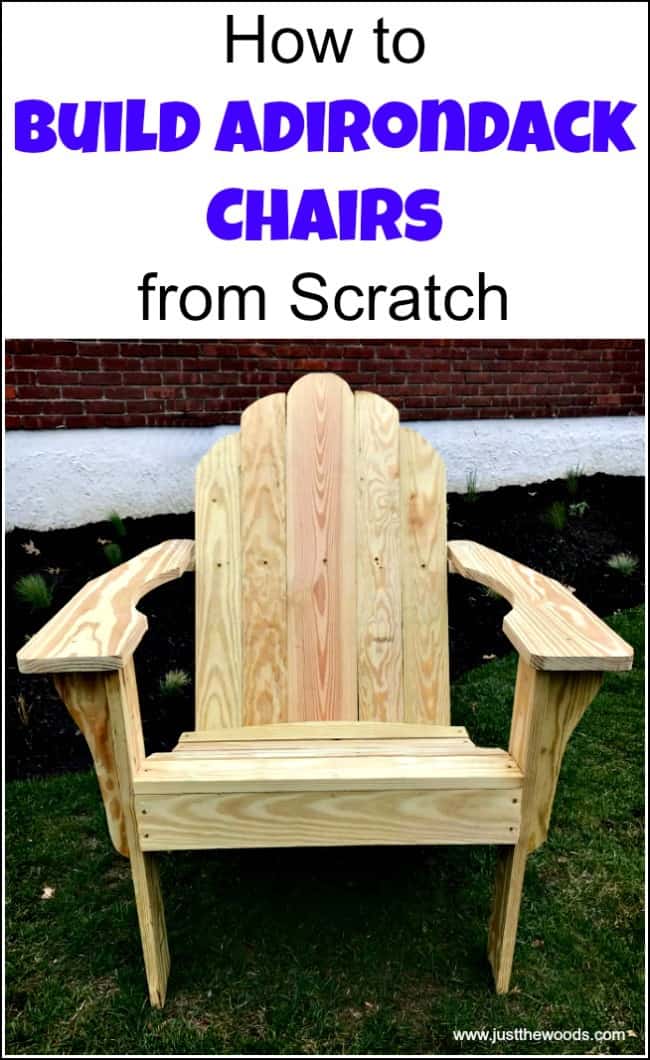 How to Build Adirondack Chairs from Scratch