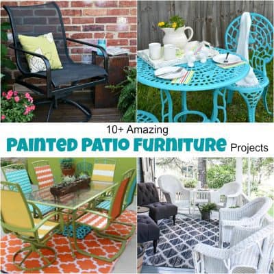 Painting Outdoor Furniture for a Beautiful Quick Update