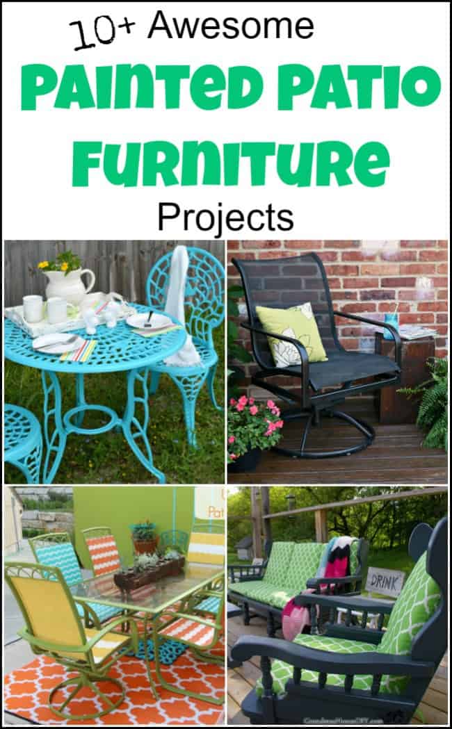 Painting Outdoor Furniture For A Beautiful Quick Update