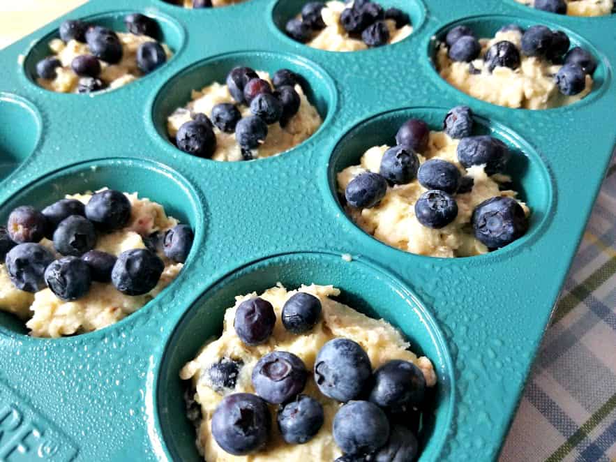 blueberry oat muffins, blueberry oatmeal muffin recipe