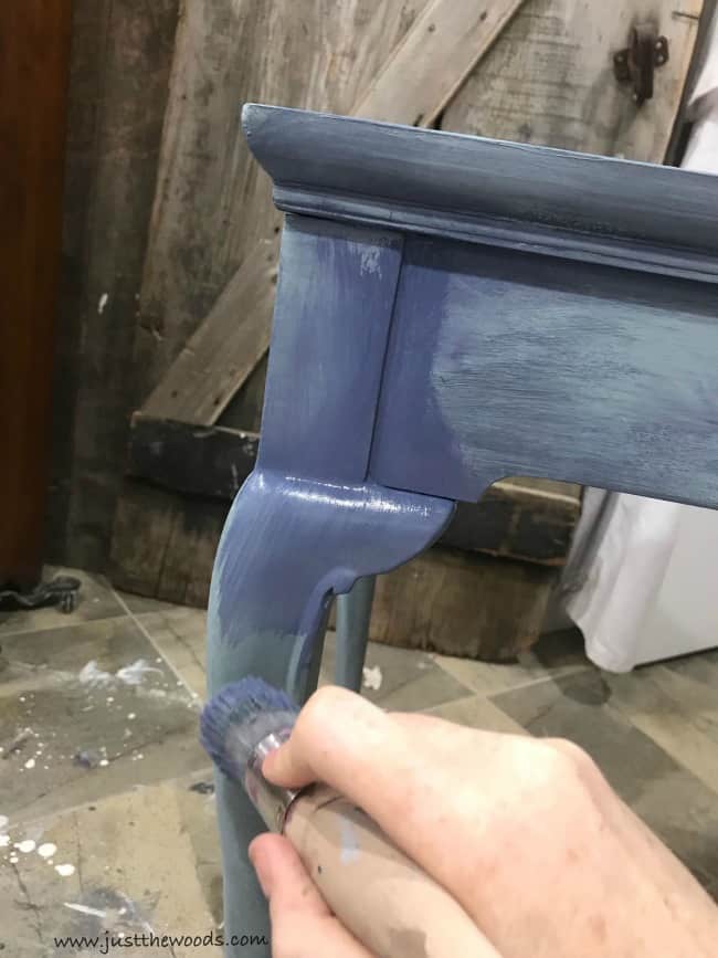 wet paint, wet chalk paint, water sprayer, blending paint, worn painted finish