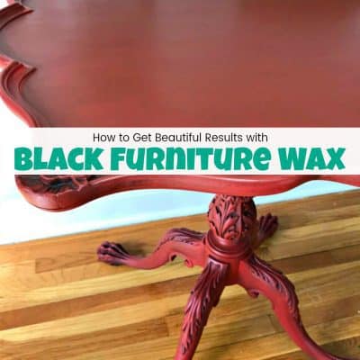 How to Get Beautiful Results with Black Furniture Wax