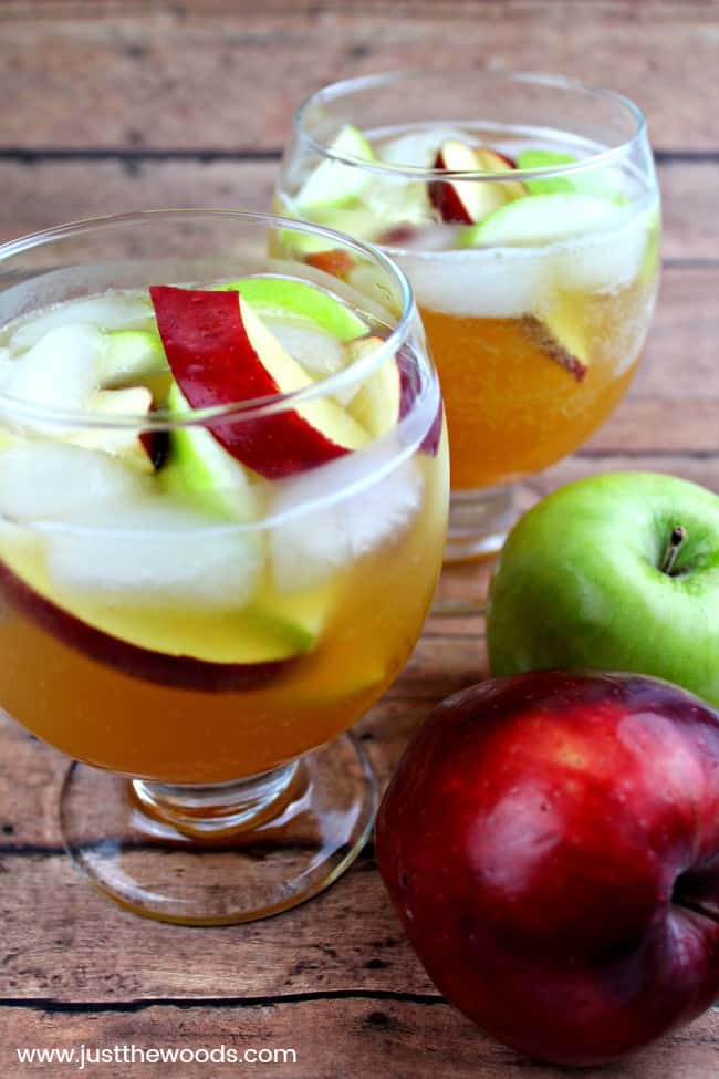 fall sangria recipe, fall apple cider sangria, sangria recipe with vodka