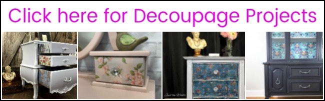 decoupage, decoupage furniture, how to decoupage