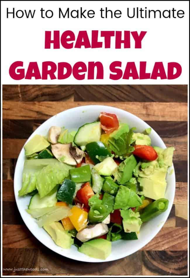 garden salad, Make an easy and healthy garden salad that actually tastes great. This garden salad recipe is fun, easy and bursting with flavor and color. With garden salad ingredients that you can mix and match there's no pressure to do it wrong. Using a variety of vegetables you can make it however you'd like. #gardensalad #gardensaladrecipe #easygardensalad #healthysalad