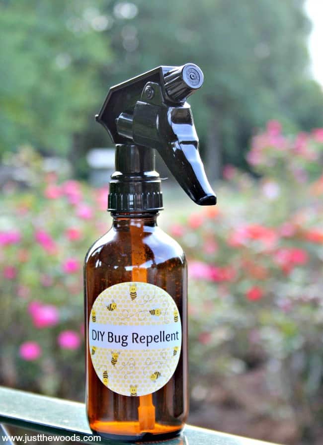 DIY bug repellent, homemade bug spray, natural insect repellent