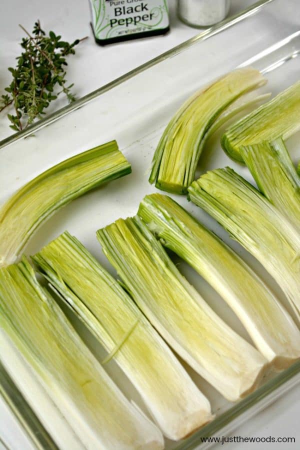 Simple Easy Healthy Roasted Leeks Recipe