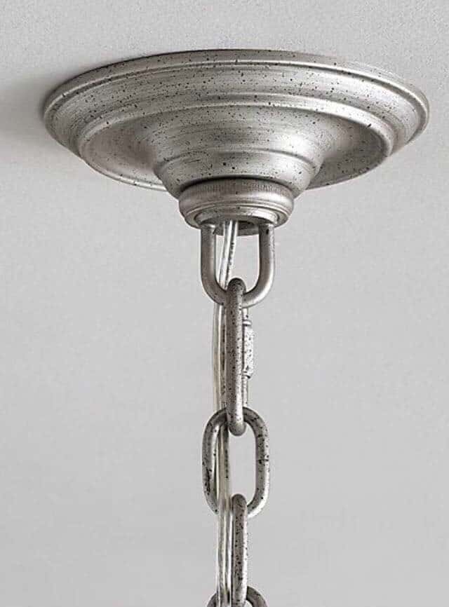 pewter light fixture