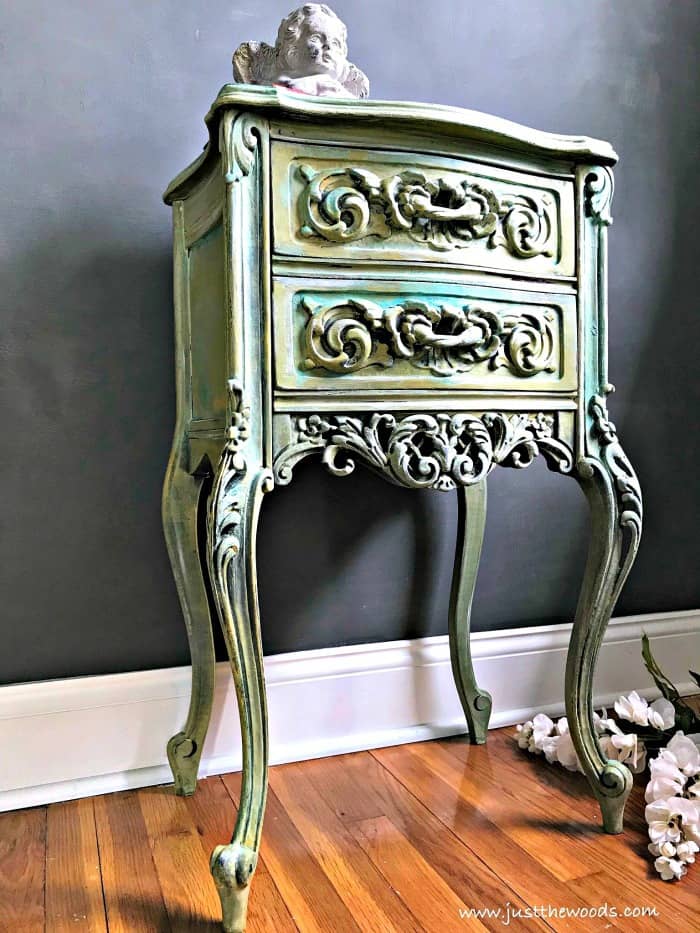 how to create aged look on wood, patina paint, Painting Wood Furniture, painted table ideas